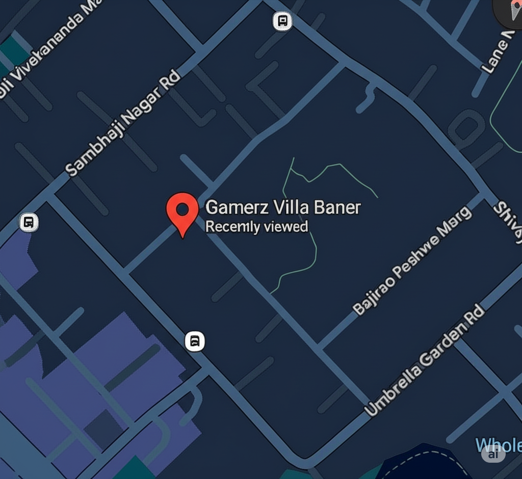 Gamerz Villa Sambhajinagar Location
