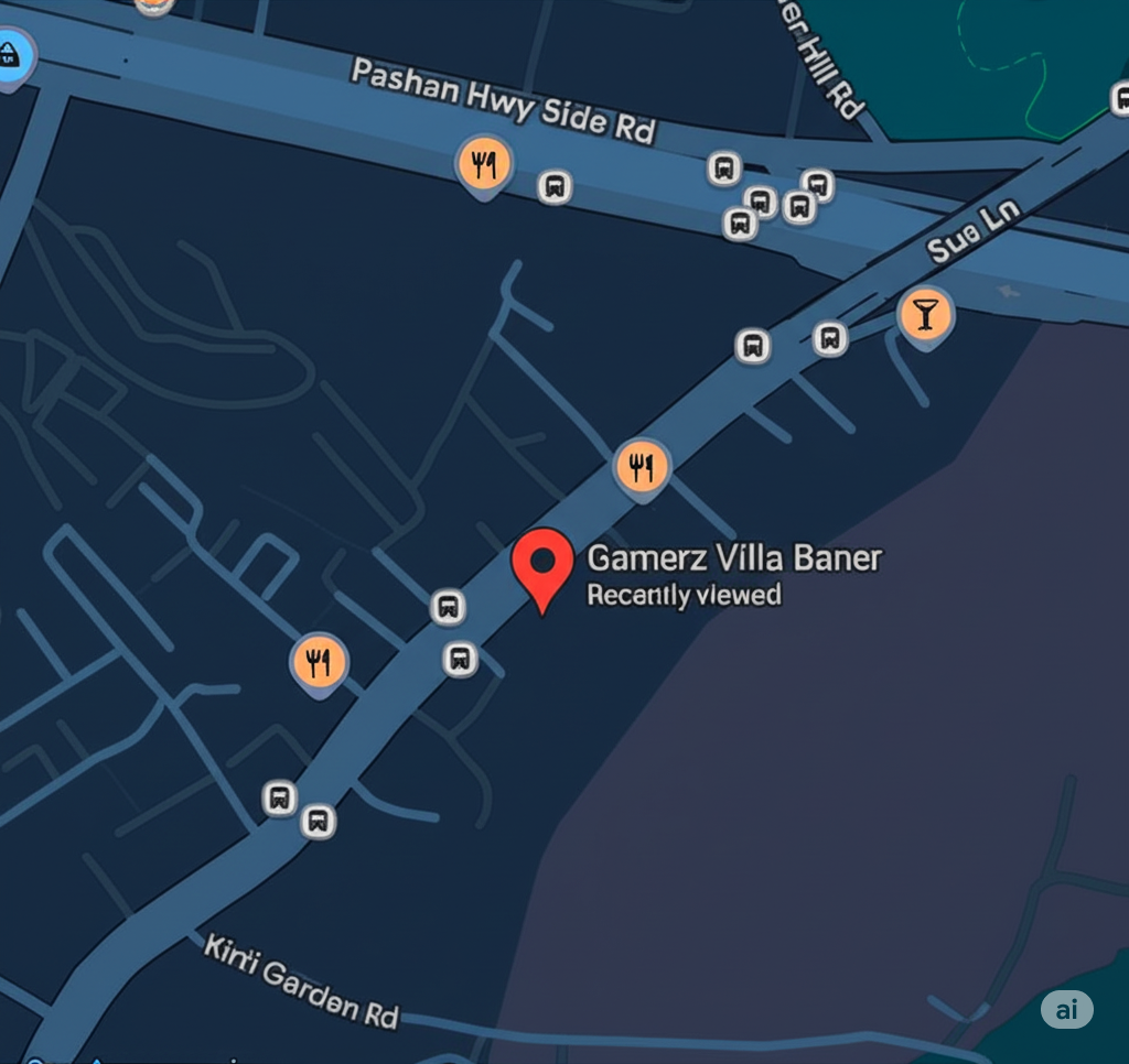 Gamerz Villa Baner Location