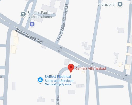 Gamerz Villa Wakad Location